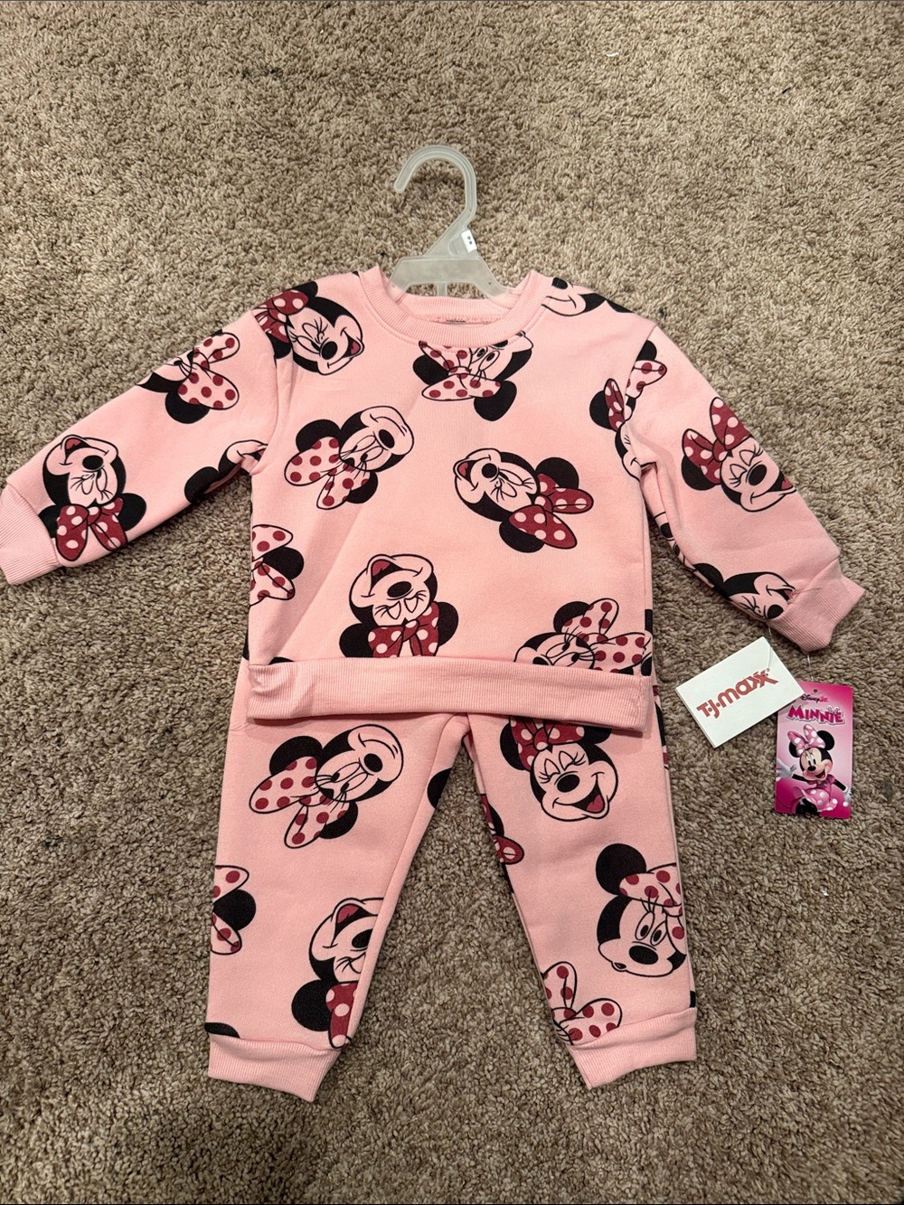 Minnie Mouse sweat suit Girls